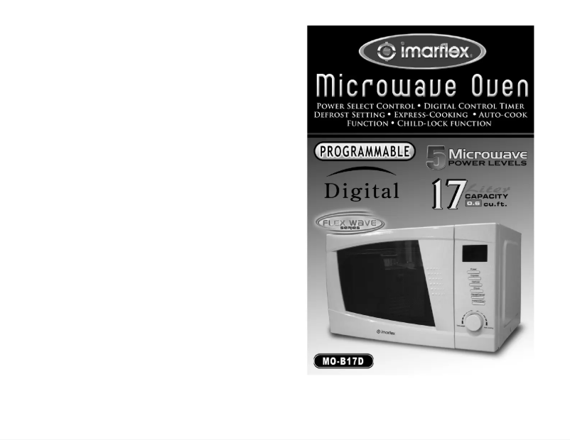 Image de la première page du manuel de l'appareil MO-B17D