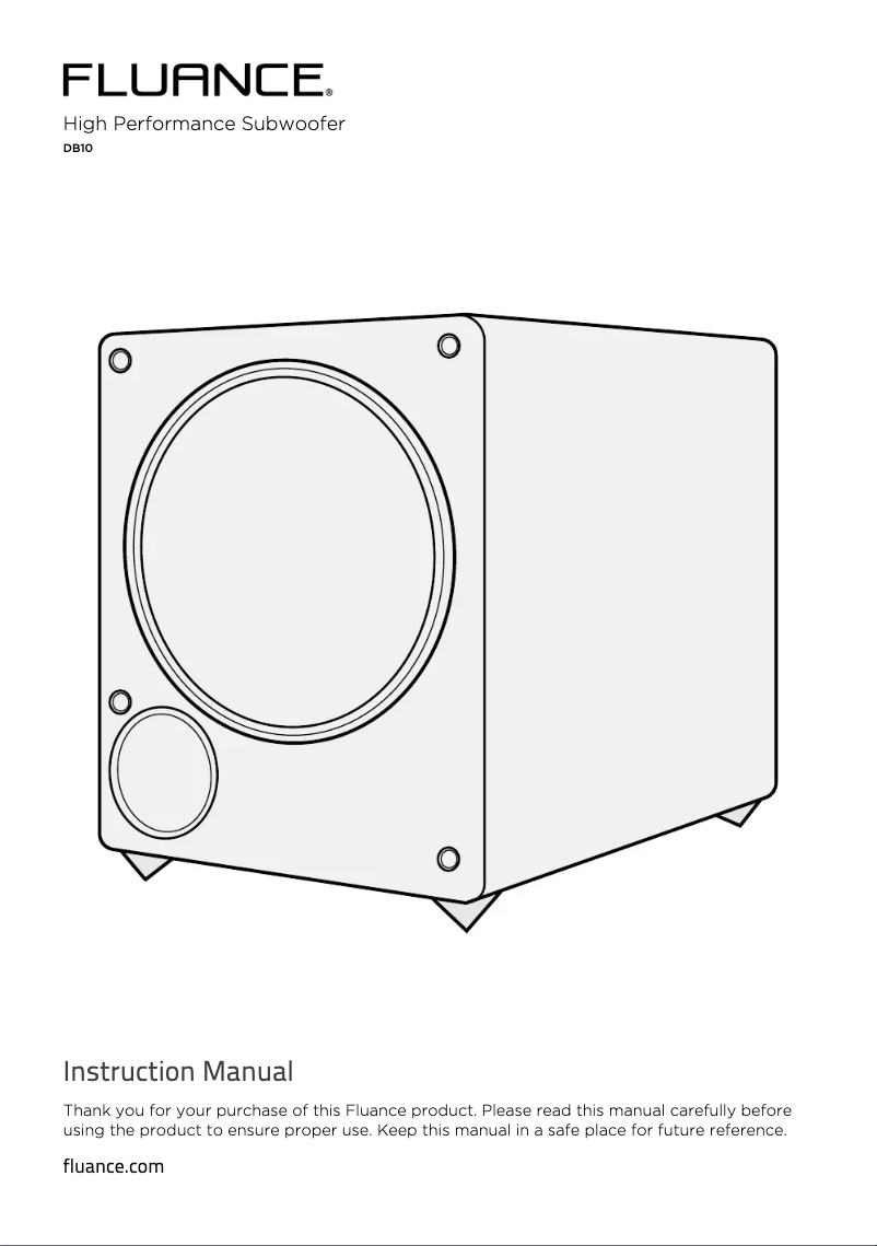 Image de la première page du manuel de l'appareil DB10
