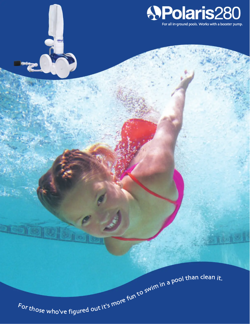 Page 1 de la notice Fiche technique Polaris Vac-Sweep 280