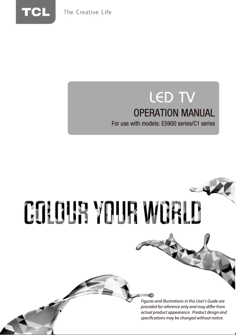 Page n°1 - Manuel utilisateur TCL 55E5900US