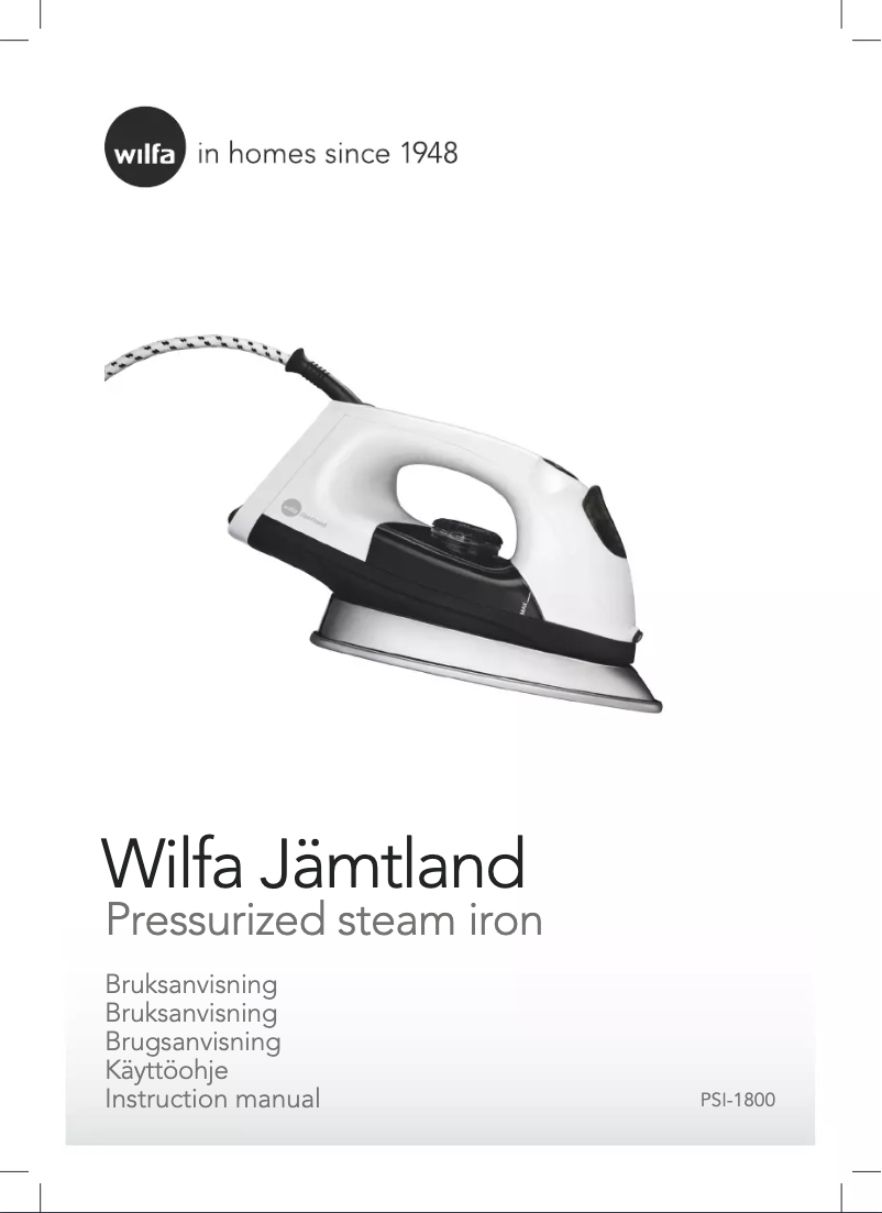 Image de la première page du manuel de l'appareil PSI-1800