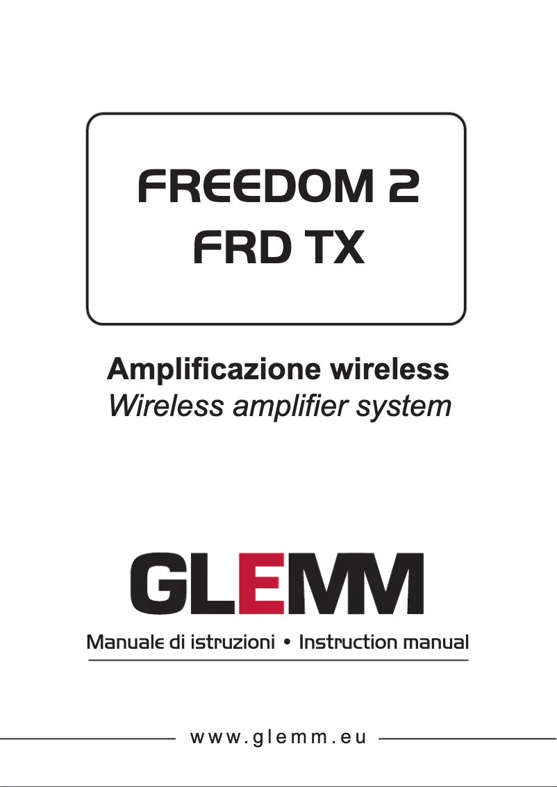 Page 1 de la notice Manuel utilisateur Karma Freedom 2