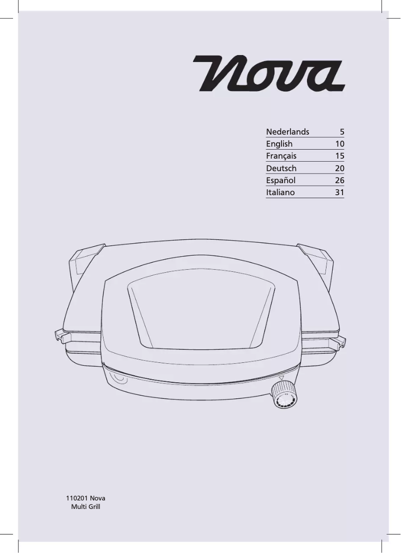 Imagen de la primera página del manual del dispositivo Multi Grill 110201