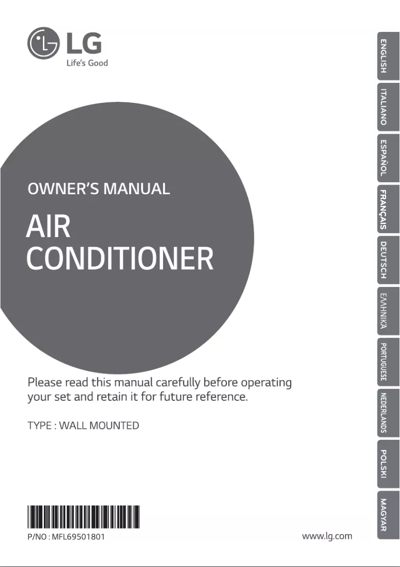 Página 1 del manual Manual de usuario LG USUW186K3A0