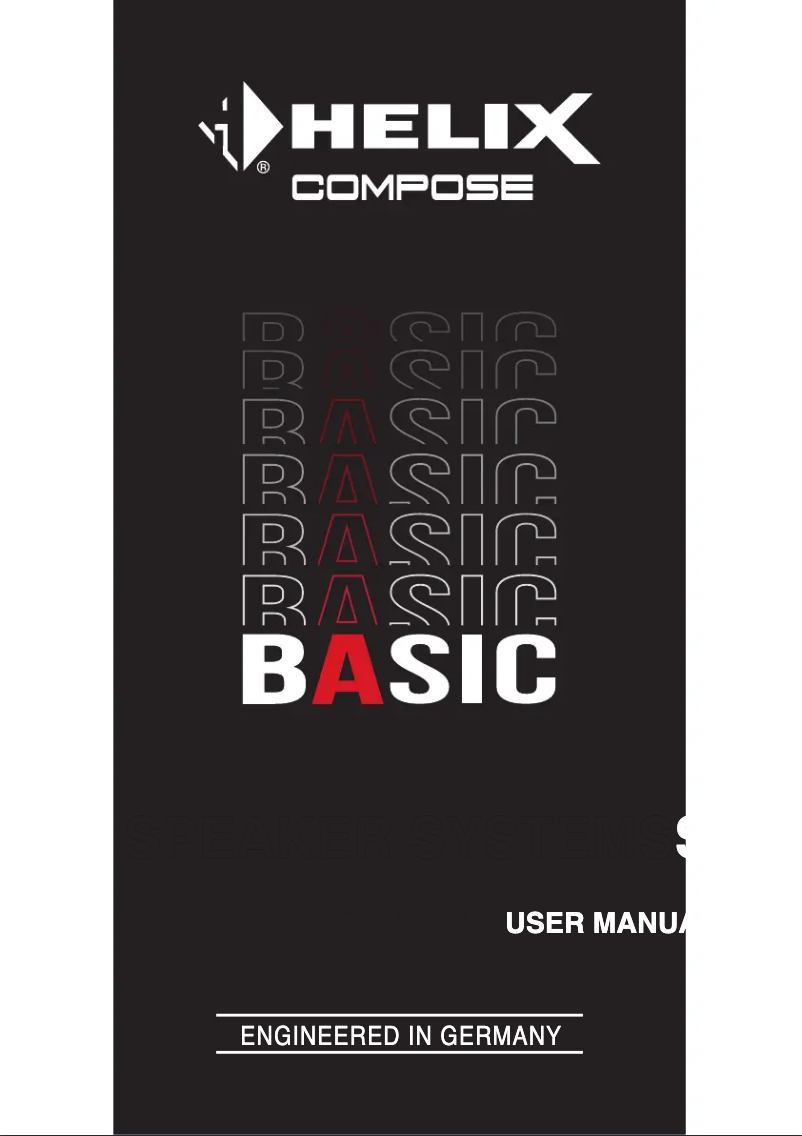 Page n°1 - Manuel utilisateur Helix Compose CB C690.2-S3