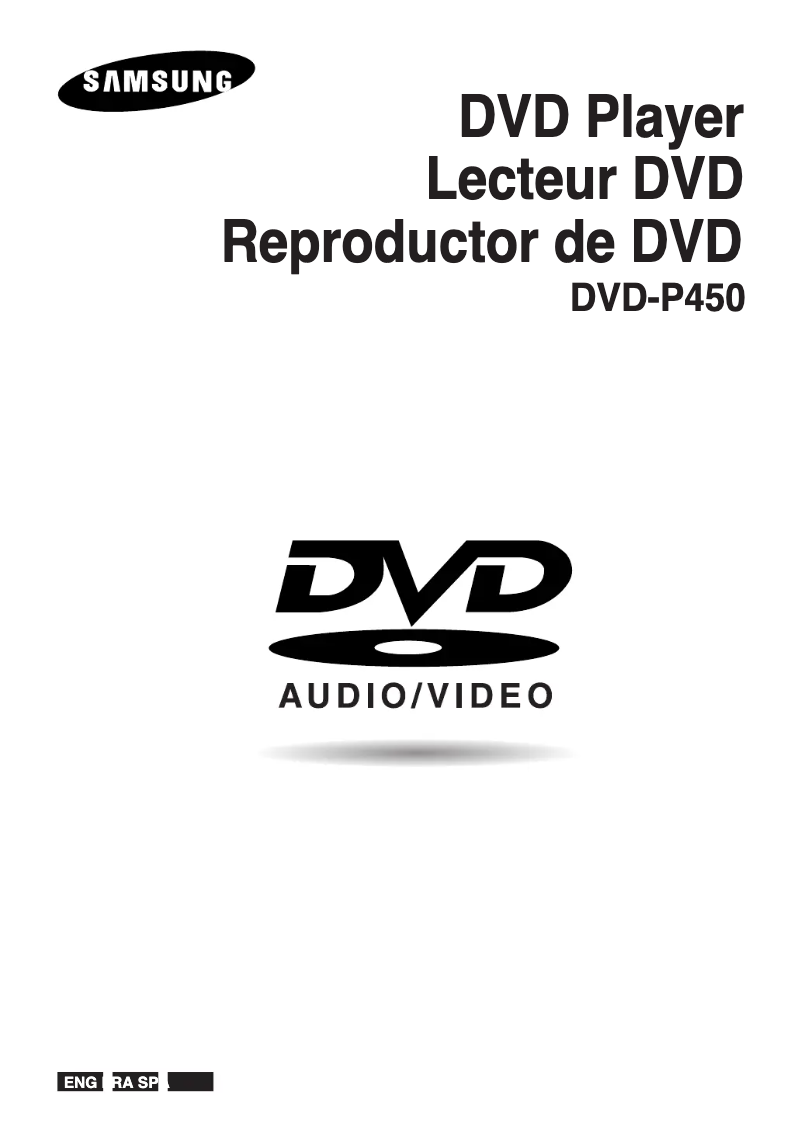 Page 1 de la notice Manuel utilisateur Samsung DVD-P450