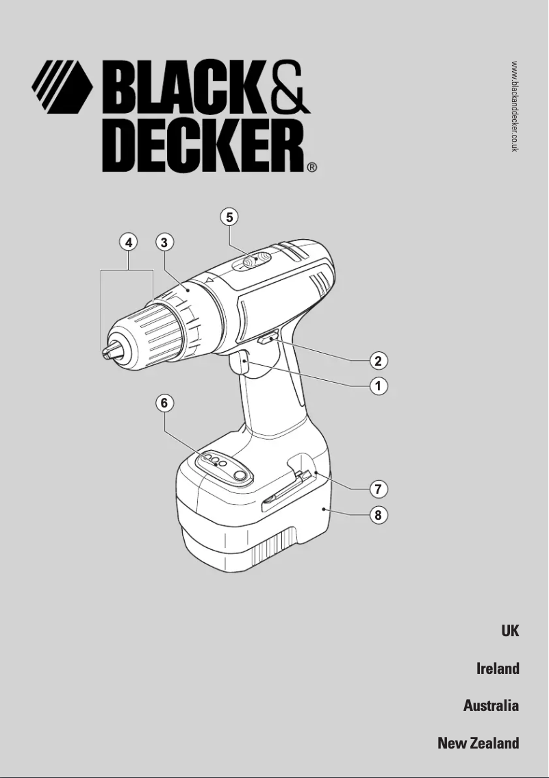 Page n°1 - Manuel utilisateur Black & Decker CP122