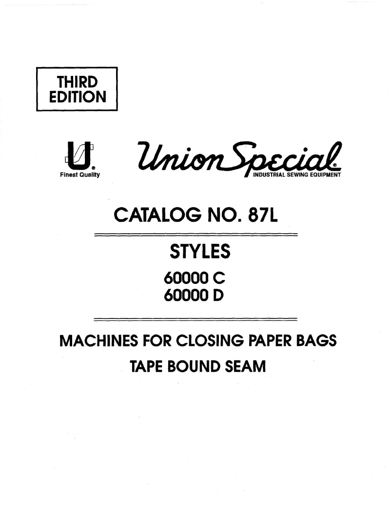 Image de la première page du manuel de l'appareil 60000 D