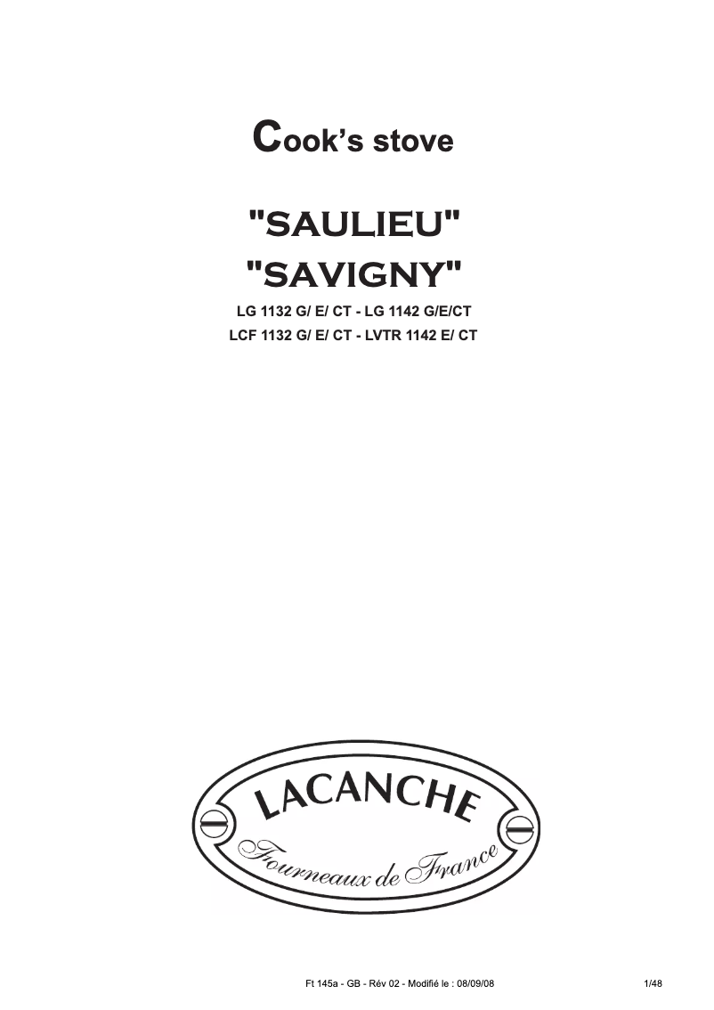 Image de la première page du manuel de l'appareil LCF 1132