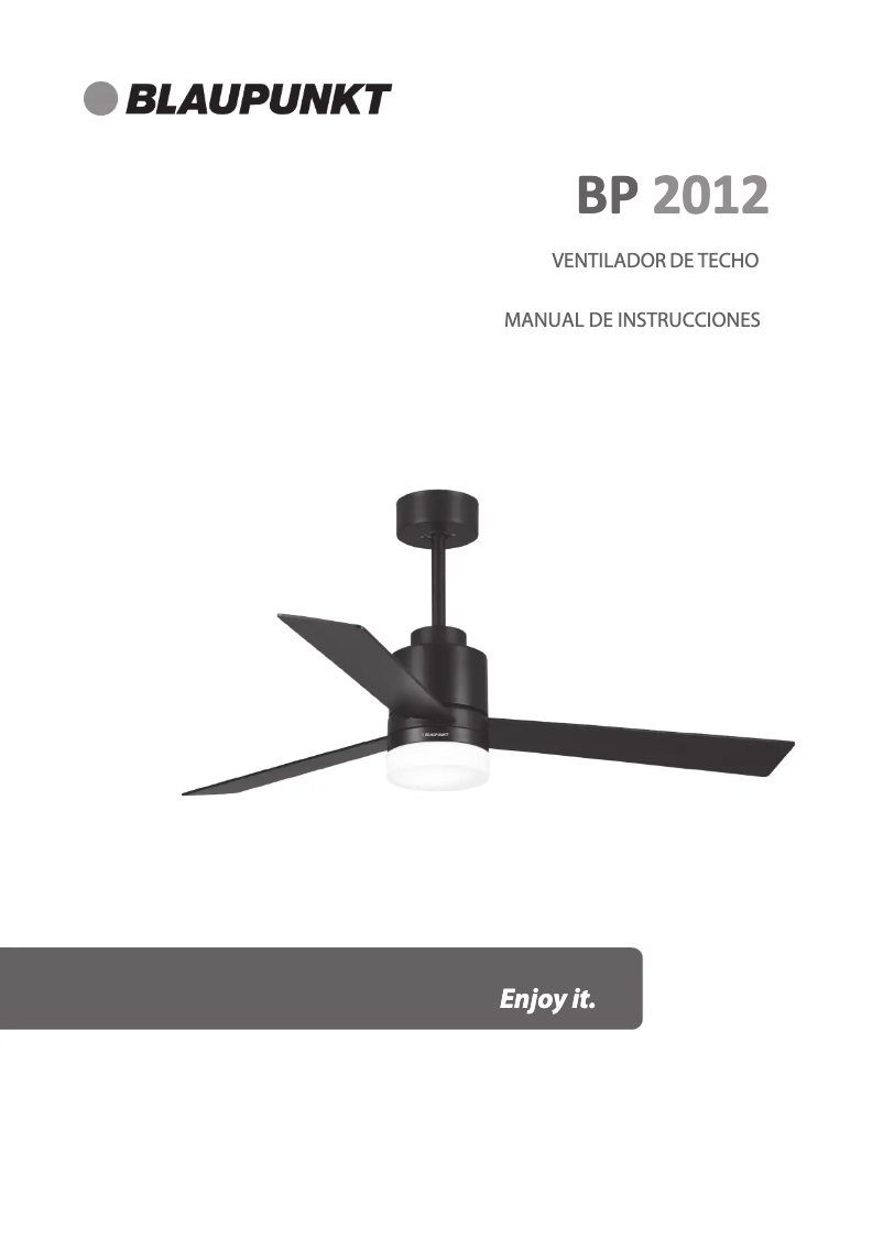 Page n°1 - Manuel utilisateur Blaupunkt BP2012