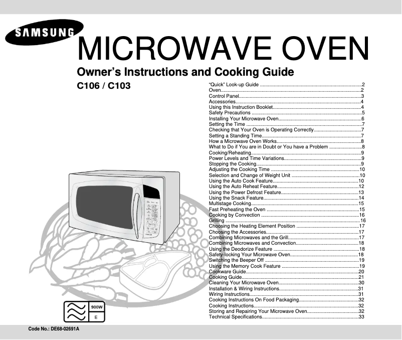 Page n°1 - Manuel utilisateur Samsung C106