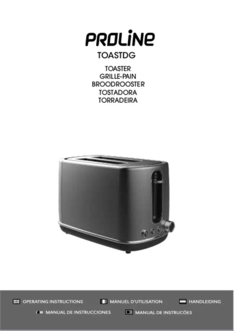 Page 1 de la notice Manuel utilisateur Proline TOASTDG