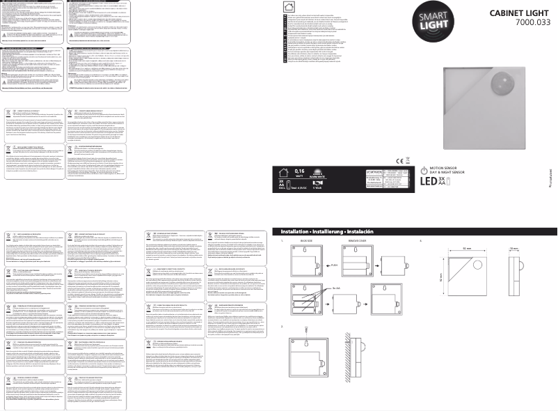 Page 1 de la notice Manuel utilisateur Smartwares 7000.033