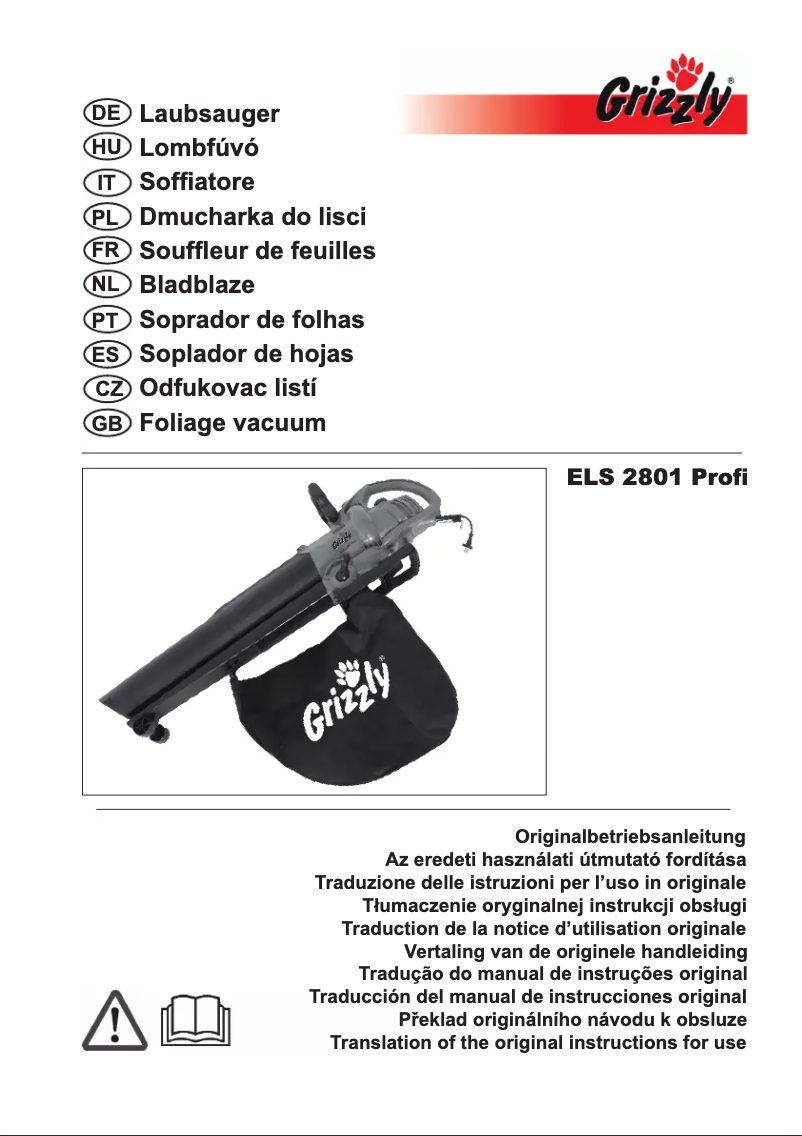 Image de la première page du manuel de l'appareil ELS 2801 Profi