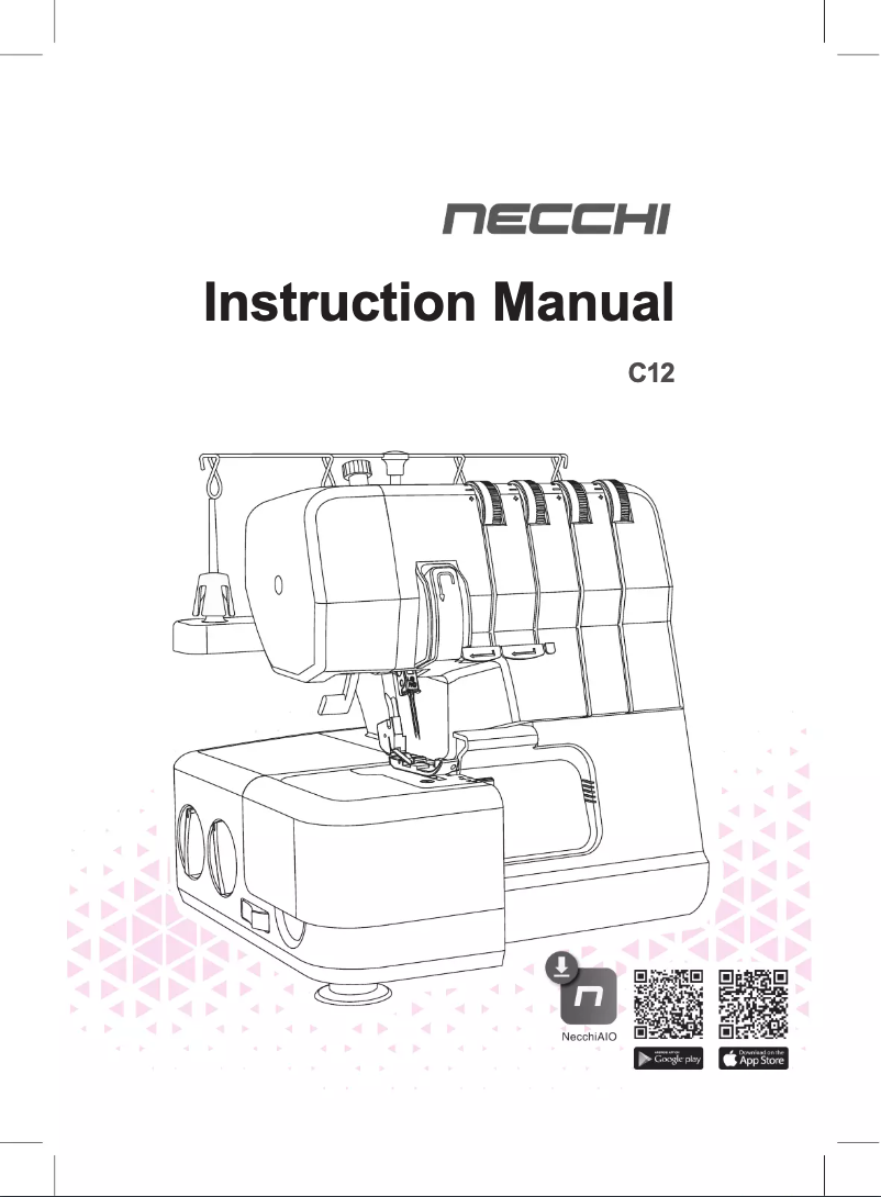 Page 1 de la notice Manuel utilisateur Necchi C12
