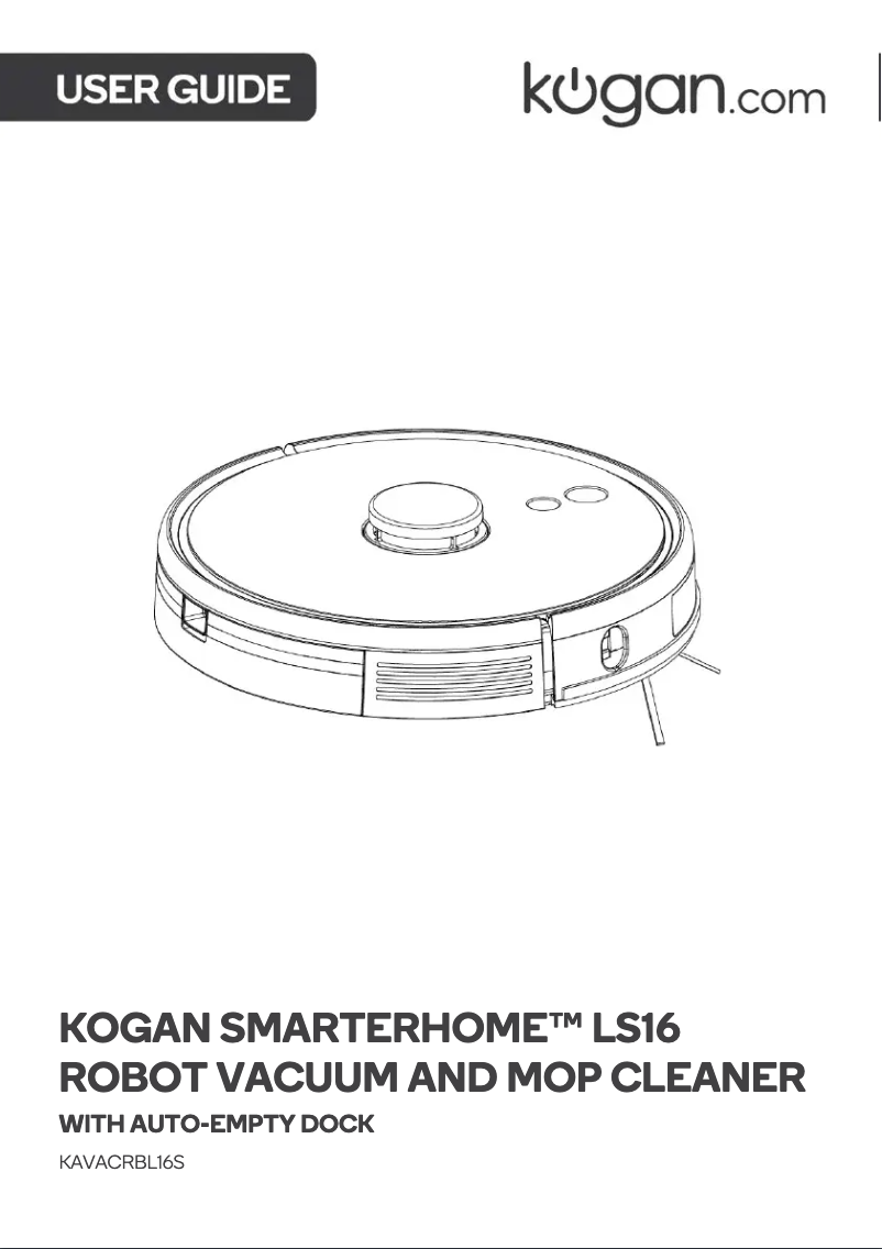 Image de la première page du manuel de l'appareil KAVACRBL16S