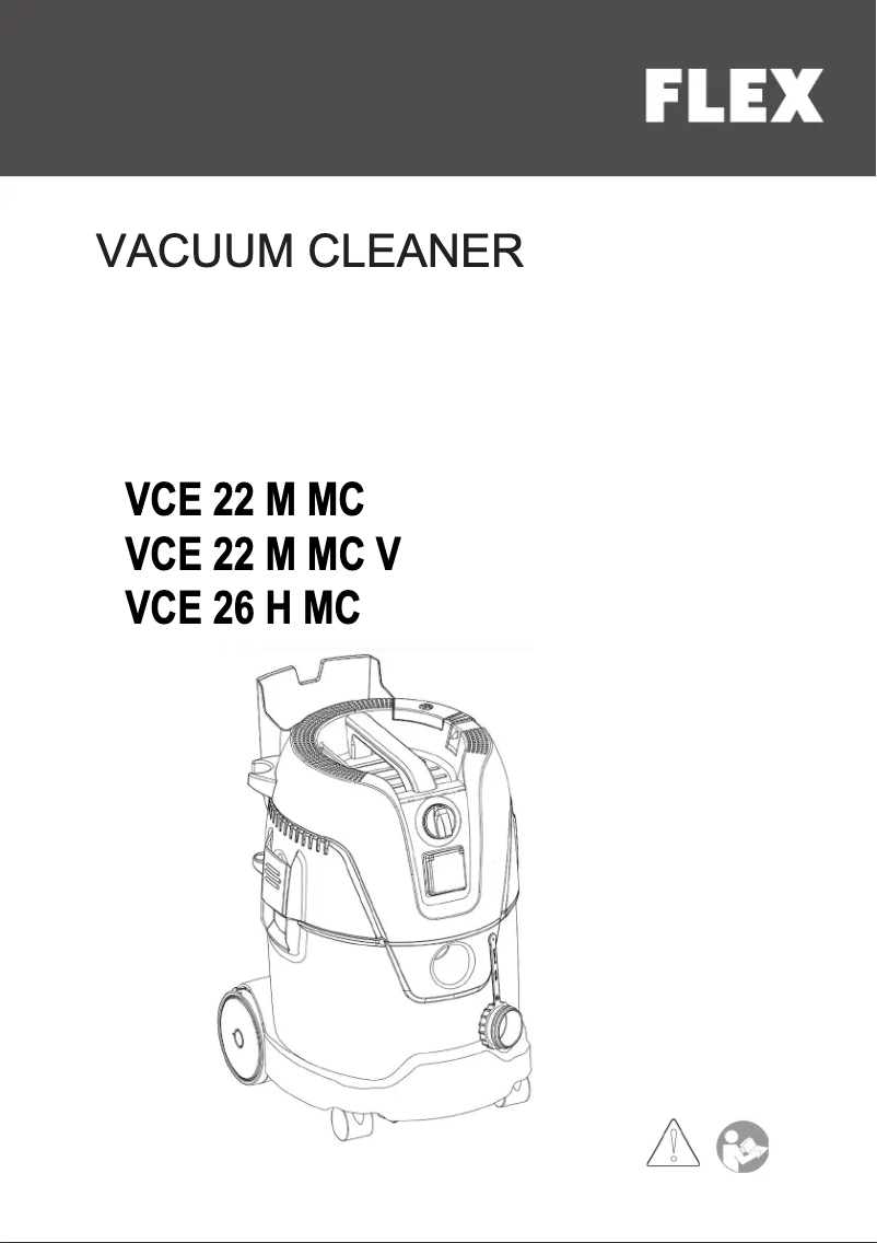 Imagen de la primera página del manual del dispositivo VCE 22 M MC V