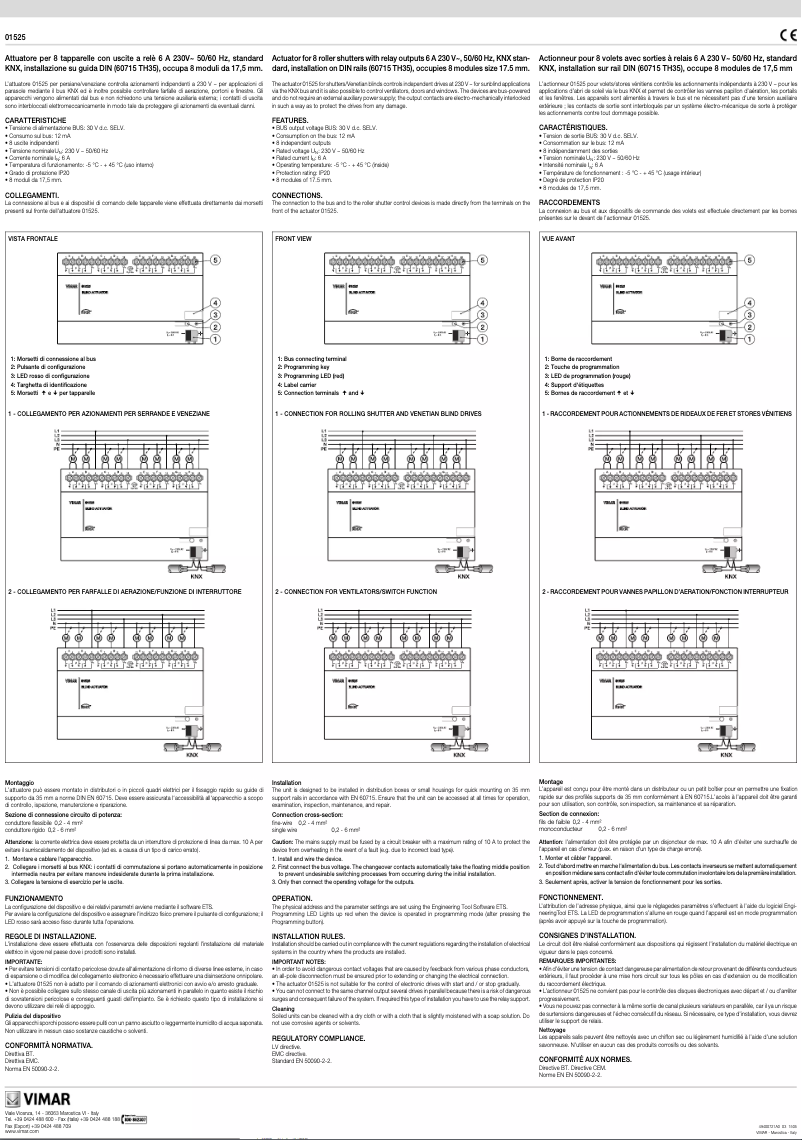 Image de la première page du manuel de l'appareil 01525