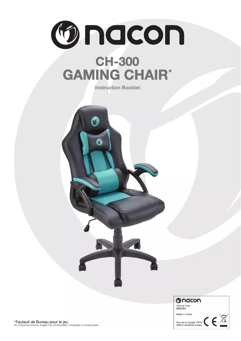 Page 1 de la notice Manuel utilisateur NACON PCCH-300