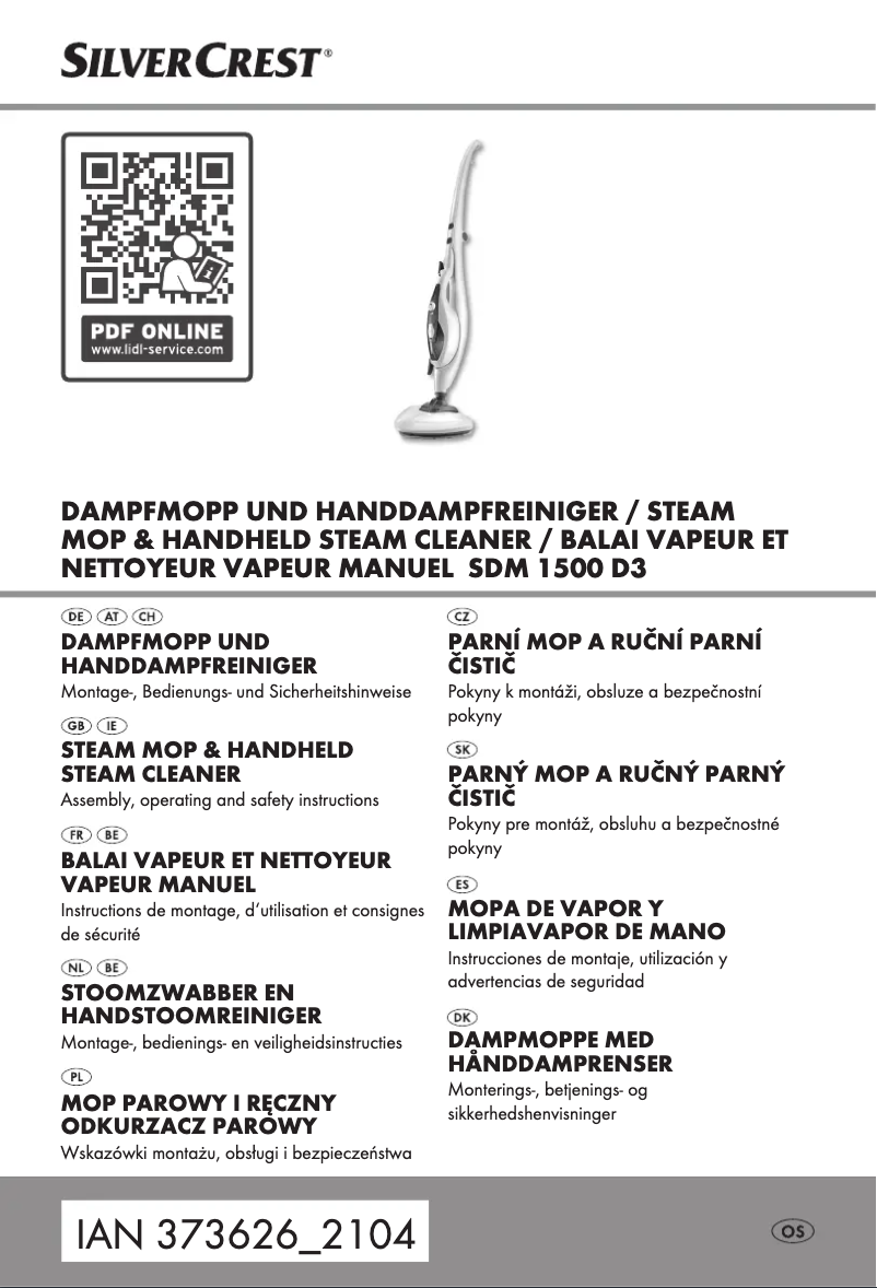 Image de la première page du manuel de l'appareil SDM 1500 D3