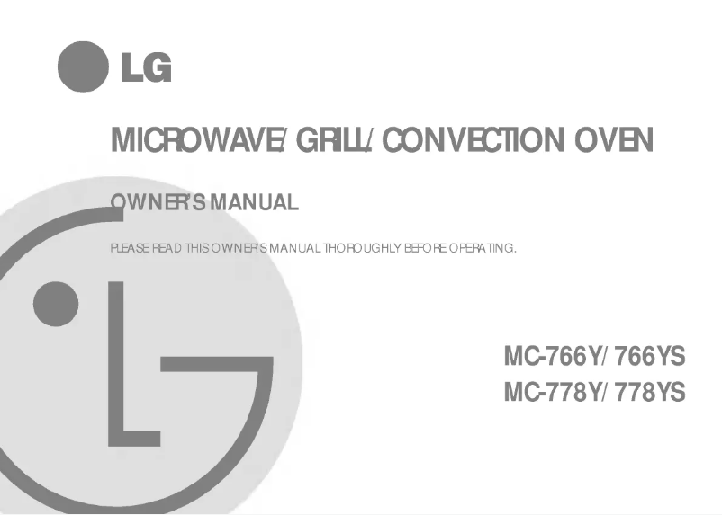 Page n°1 - Manuel utilisateur LG MC-788YS