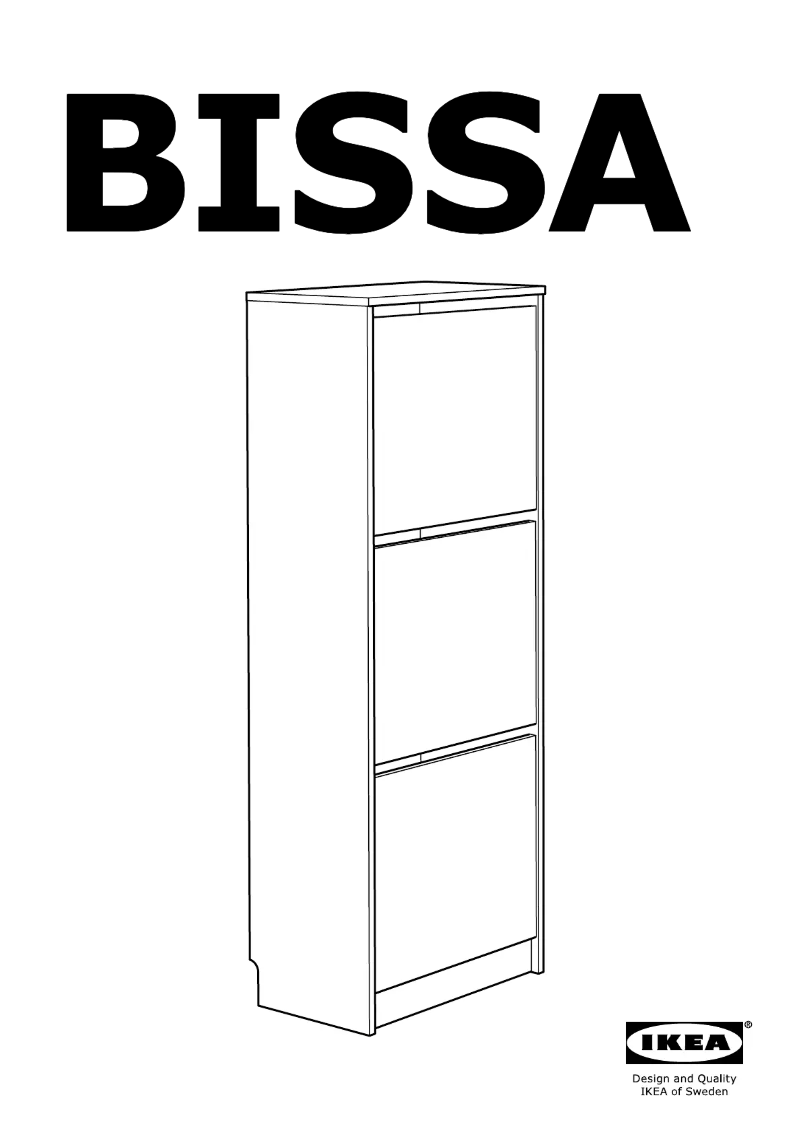Página 1 del manual Manual de instrucciones Ikea BISSA