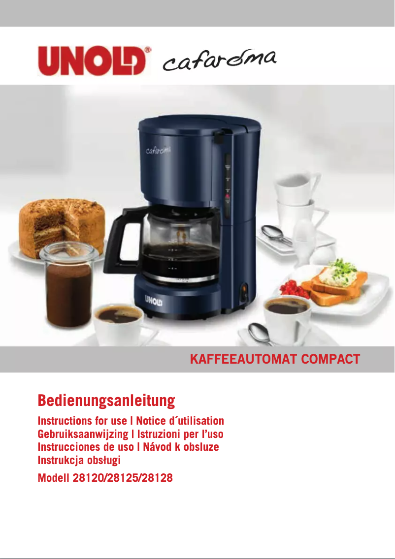 Page n°1 - Manuel utilisateur Unold Compact