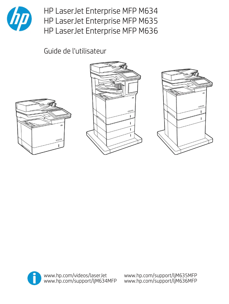Page n°1 - Manuel utilisateur HP LaserJet Enterprise MFP M635