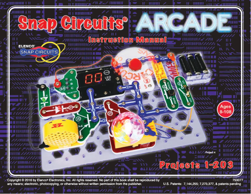 Image de la première page du manuel de l'appareil Arcade SCA-200