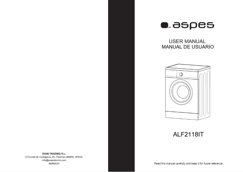 Image de la première page du manuel de l'appareil ALF2118IT