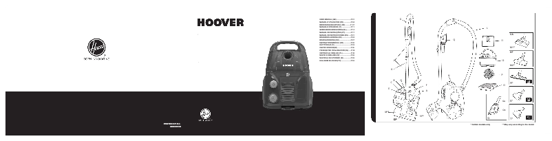 Page n°1 - Manuel utilisateur Hoover Sensory TS 2310