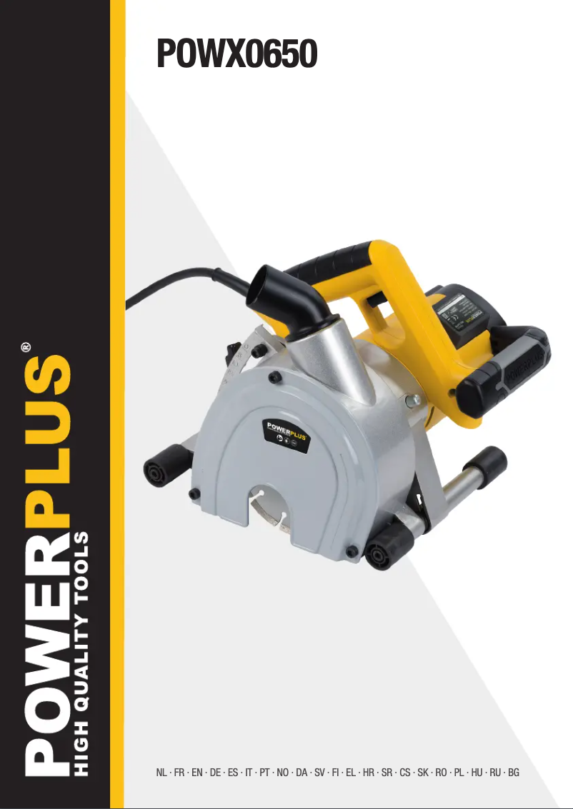Page 1 de la notice Manuel utilisateur PowerPlus POWX0650