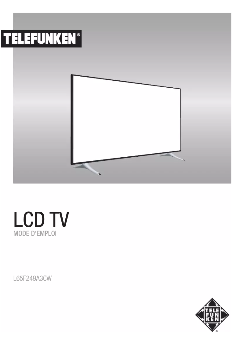 Página 1 del manual Manual de usuario Telefunken L65F249A3CW