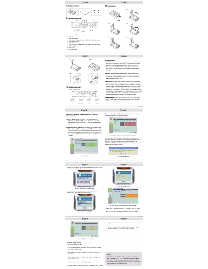 Página 1 del manual Manual de usuario Icy Dock MB982SPR-2S