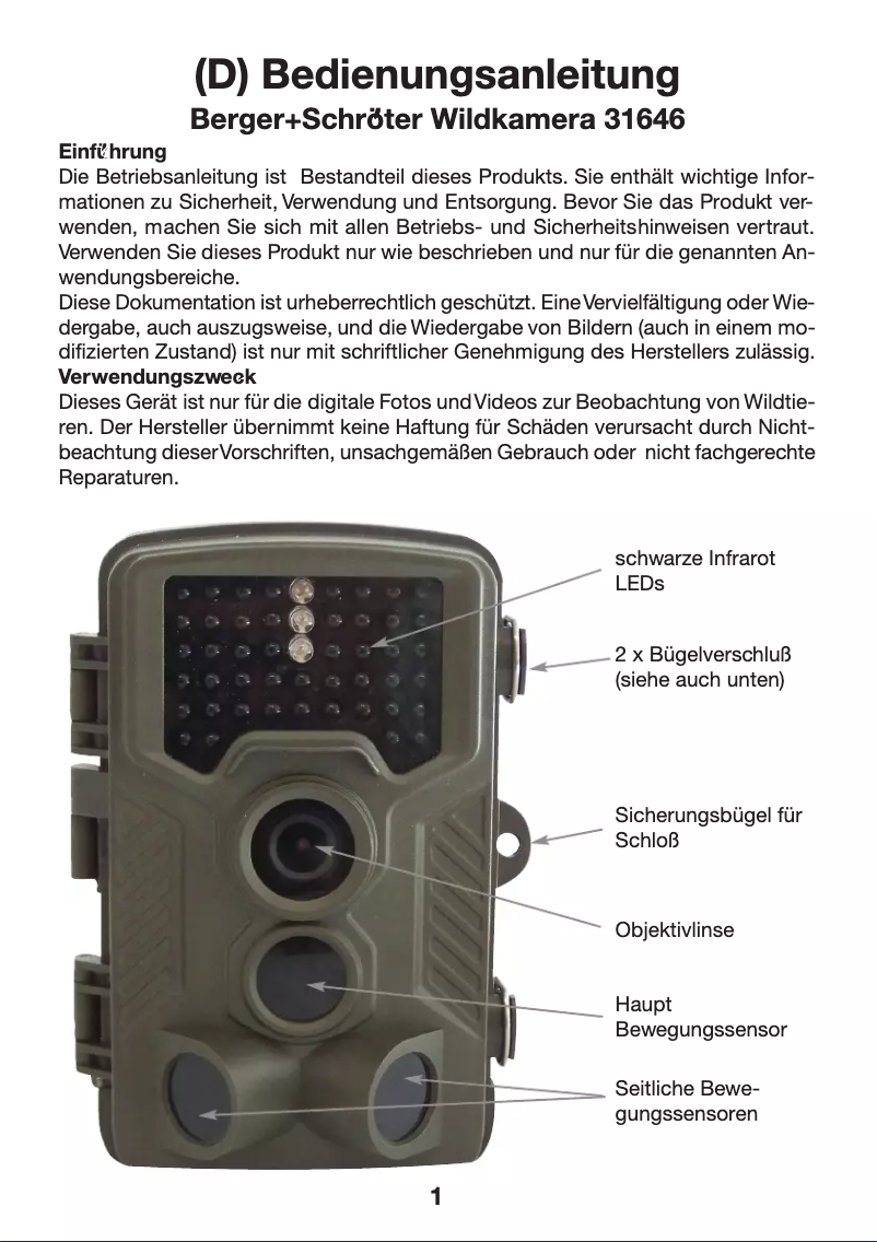 Image de la première page du manuel de l'appareil 31646