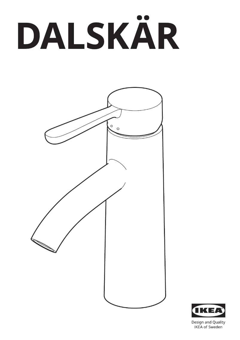 Image de la première page du manuel de l'appareil DALSKÄR 302.812.92