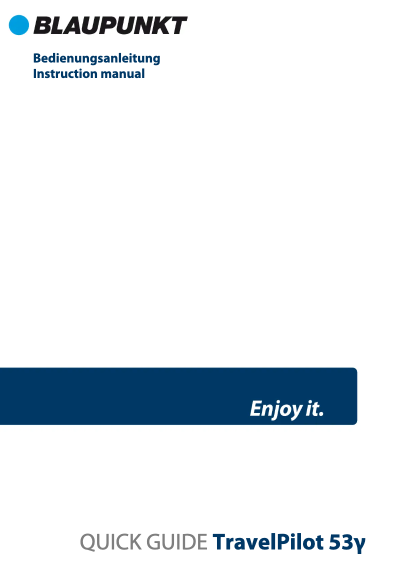 Image de la première page du manuel de l'appareil TravelPilot 65 Active