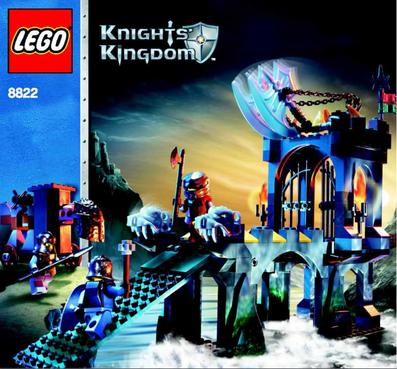 Page 1 de la notice Manuel utilisateur Lego Knights Kingdom 8822