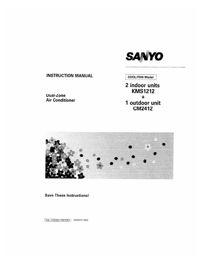 Image de la première page du manuel de l'appareil KMS1212