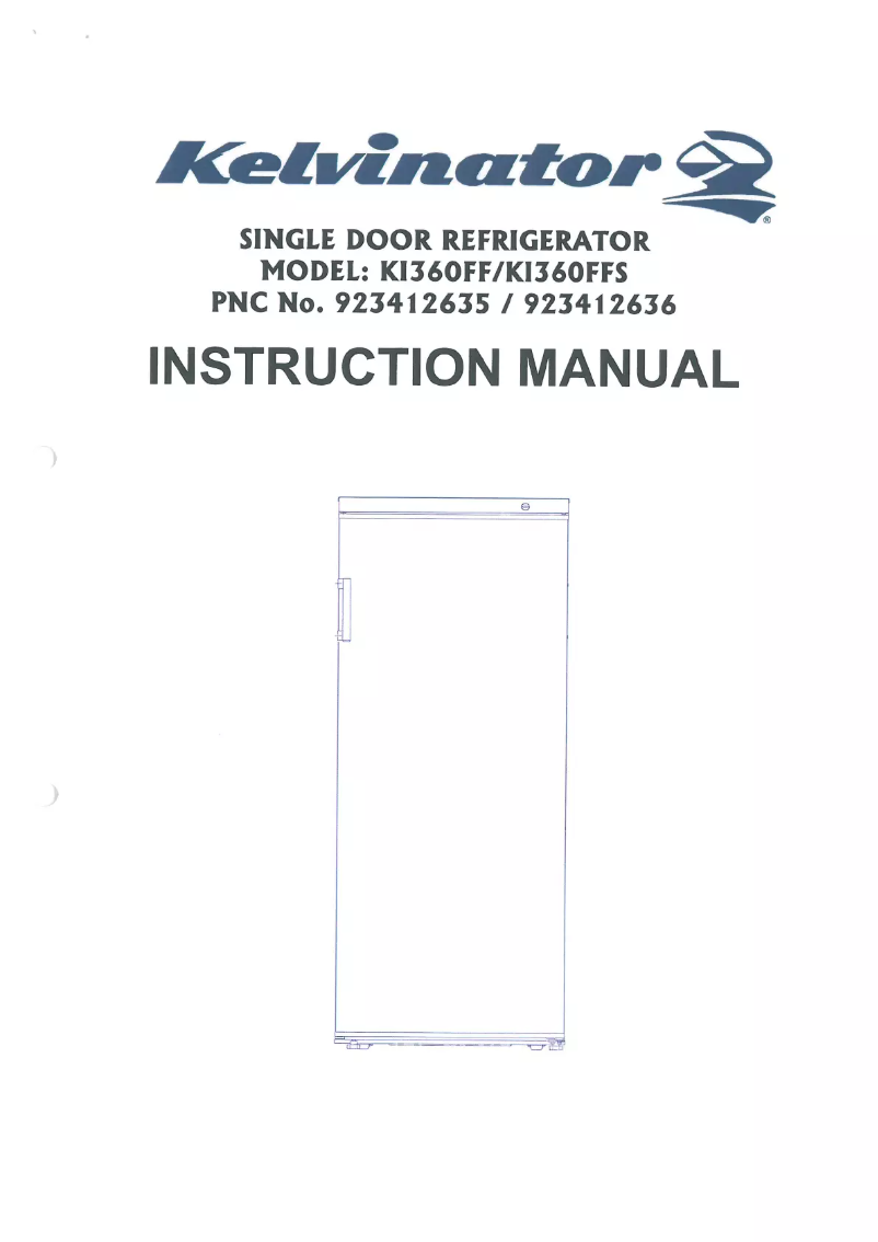 Page 1 de la notice Manuel utilisateur Kelvinator KI360FF
