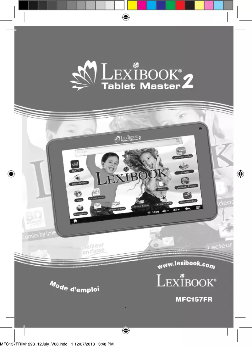 Page 1 de la notice Manuel utilisateur Lexibook Tablet Master 2 MFC157FR