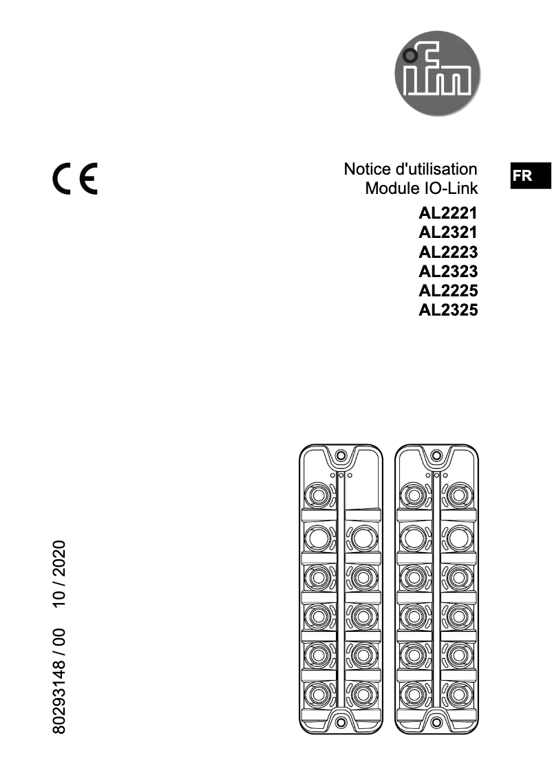 Image de la première page du manuel de l'appareil AL2321