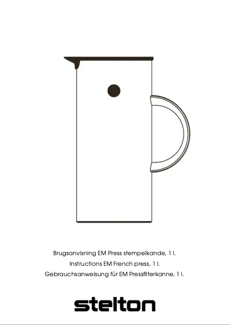 Page n°1 - Manuel utilisateur Stelton 812 EM