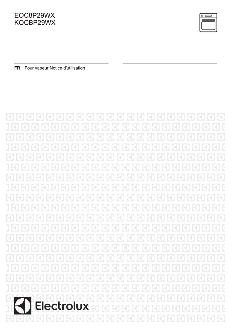 Image de la première page du manuel de l'appareil KOCBP29WX