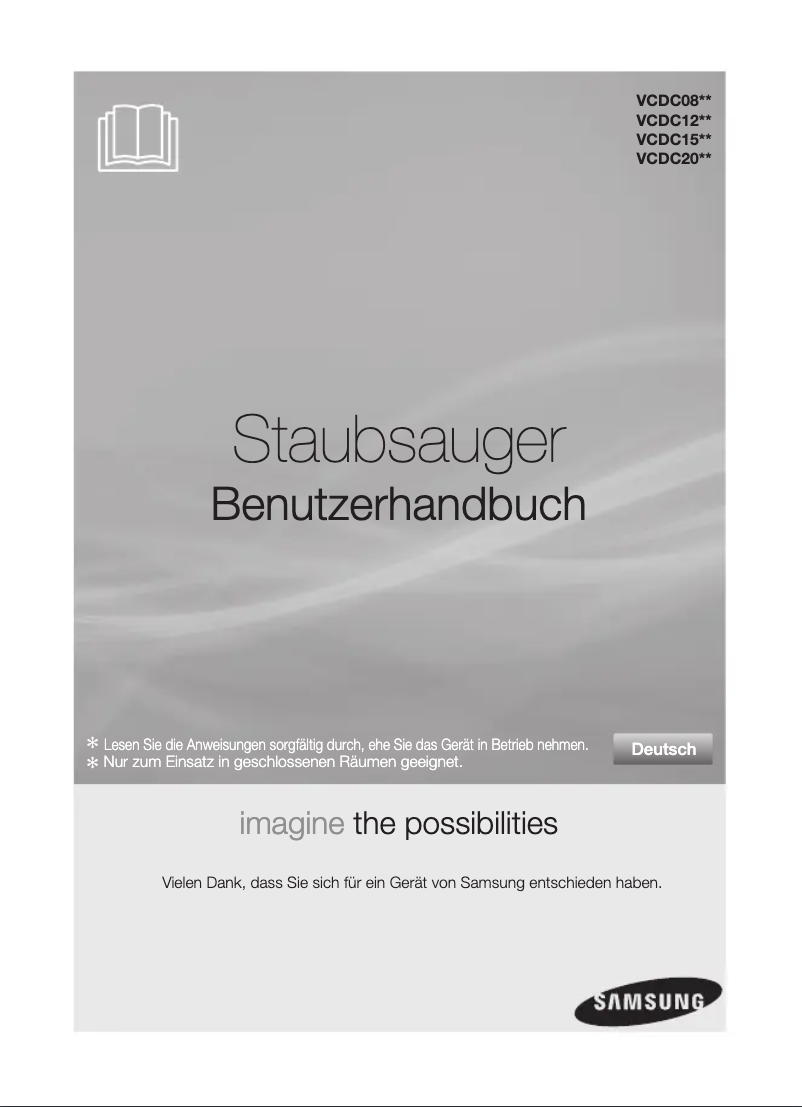 Image de la première page du manuel de l'appareil VC08QVNDCRD/EG