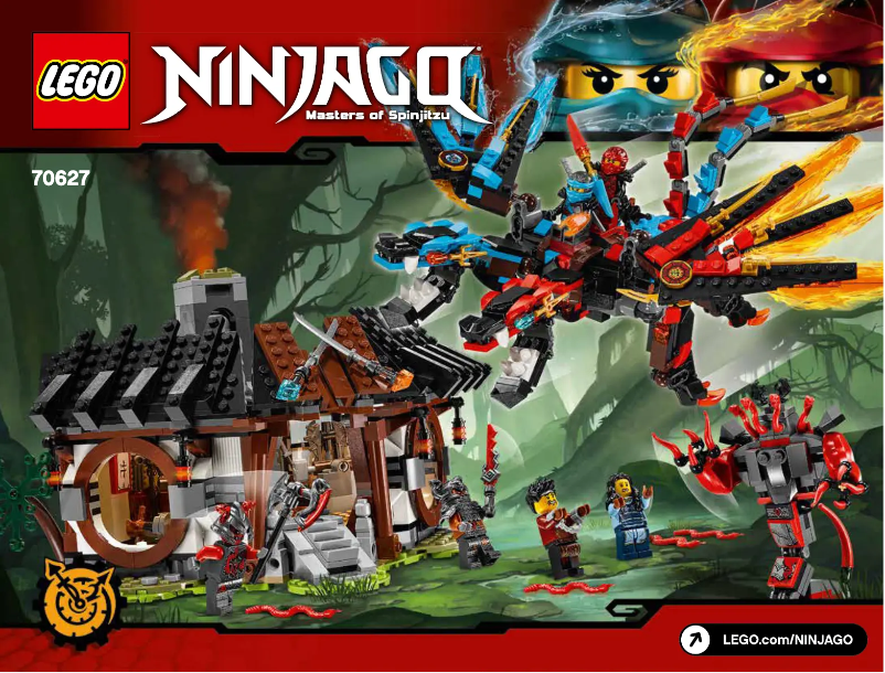 Image de la première page du manuel de l'appareil Ninjago 70627