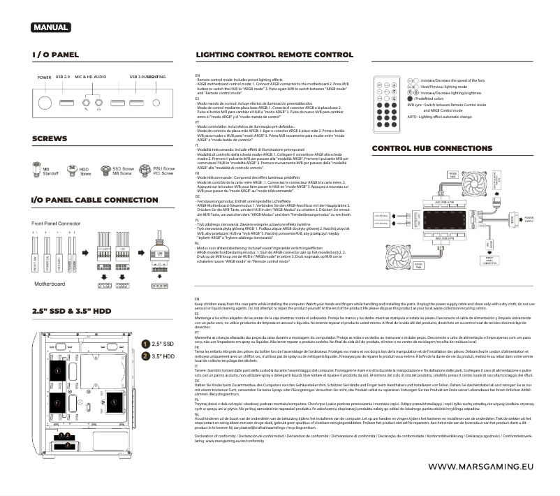 Image de la première page du manuel de l'appareil MC-KX