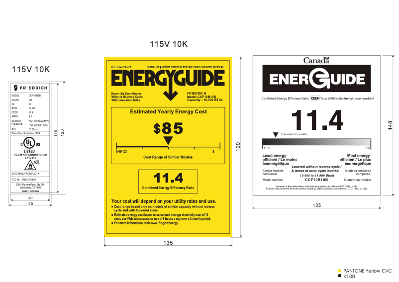 Image de la première page du manuel de l'appareil Chill Premier CCF10B10B