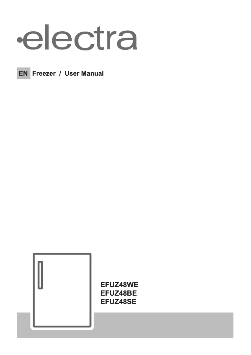 Page 1 de la notice Manuel utilisateur Electra EFUZ48WE