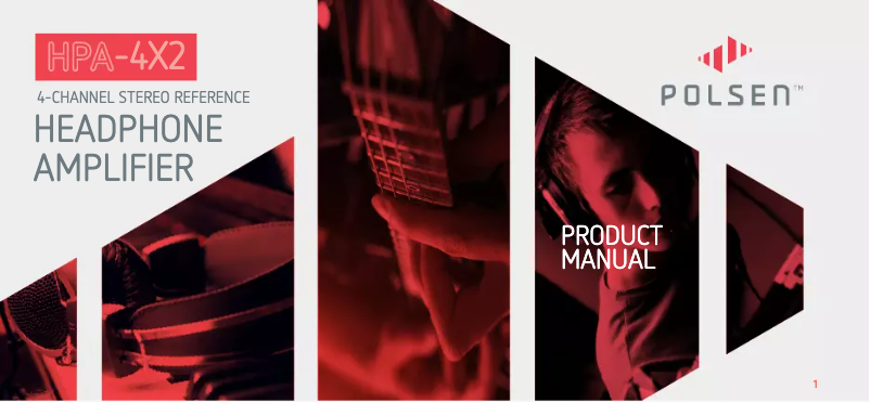 Page 1 de la notice Manuel utilisateur Polsen HPA-4X2